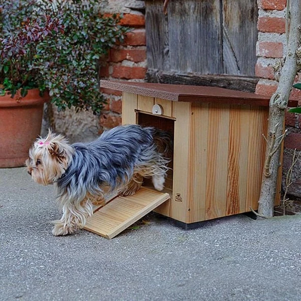 Ferplast Baita 40 Ahşap Köpek Kulübesi Small - Resim 2
