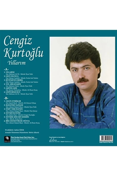Cengiz Kurtoğlu Yıllarım - Plak - Resim 2
