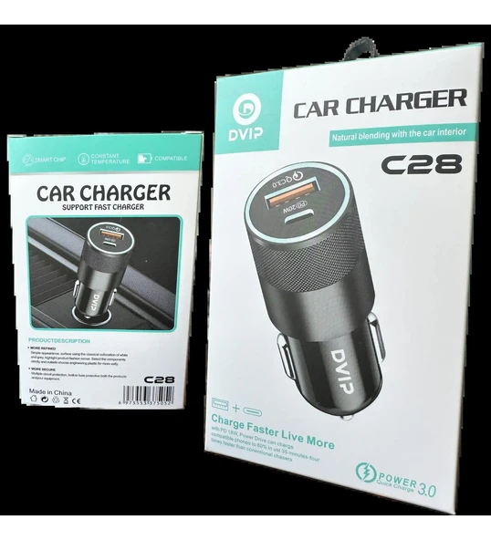 DVIP CAR CHARGER C28 - Resim 3
