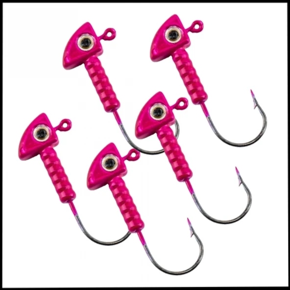 Uyguna-Yakala Pembe - 8 Gr  Zoka - Kurşunlu Olta İğnesi  -5 Adet-ALA.238 ürün görseli 1