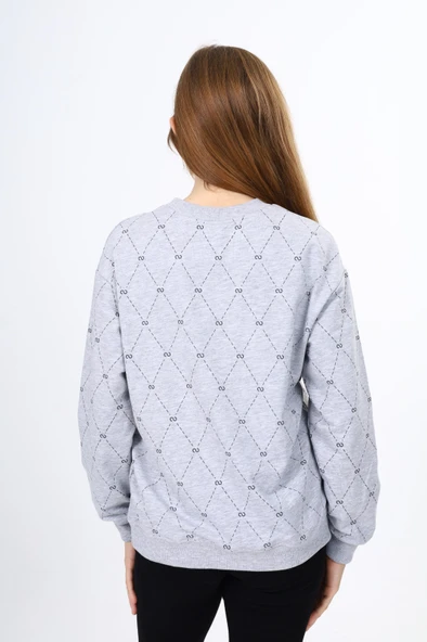 Toontoy Kız Çocuk Baskılı Sweatshirt - Resim 9