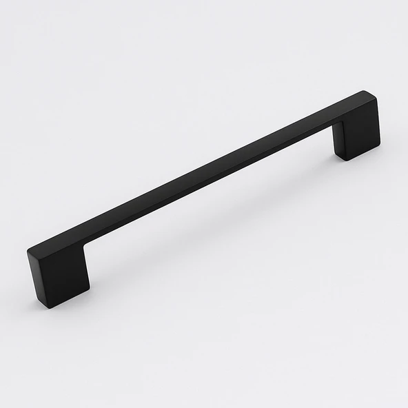 Köprü 160 mm Siyah Metal Kulp Mobilya Çekmece Dolap Kapak Kulpu Dayanıklı Kulbu Kulpları Siyah ürün görseli 1