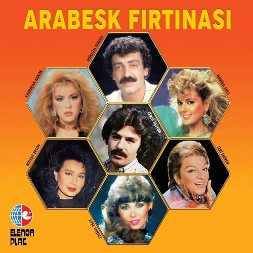 Arabesk Fırtınası Çeşitli Sanatçılar - Plak ürün görseli 1