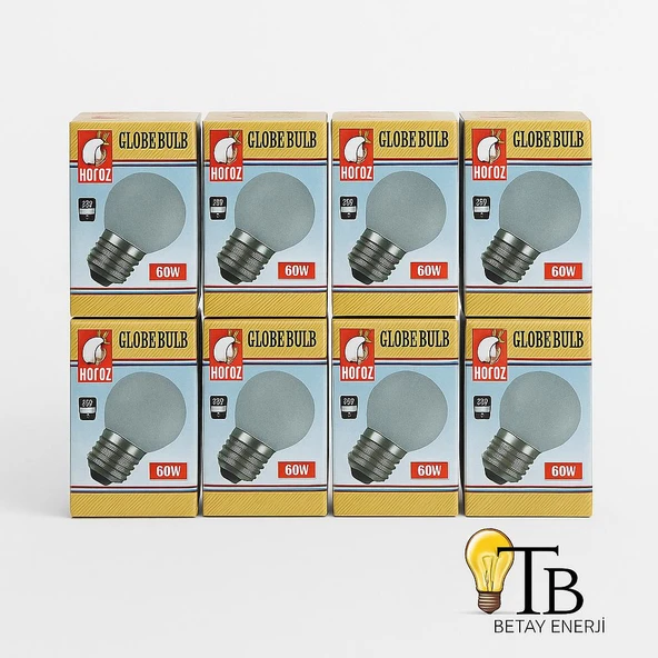 Horoz Globe Bulb 60W 8'li ürün görseli 1