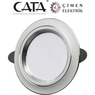 Cata Ct 5257 Beyaz Kasa Zebra LED Spot 6W 3 Renkli 5 ADET ürün görseli 1