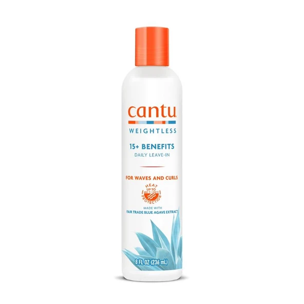 Cantu Weightless 15+ Etki Günlük Durulanmayan Saç Bakım Kremi (236 ml)- Kıvırcık, Dalgalı Saç ürün görseli 1