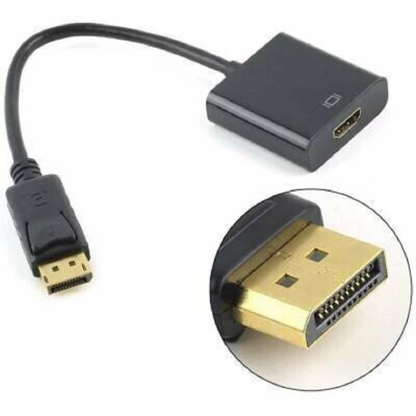 DİSPLAY PORT - HDMİ ÇEVİRİCİ DÖNÜŞTÜRÜCÜ ADAPTÖR ürün görseli 1