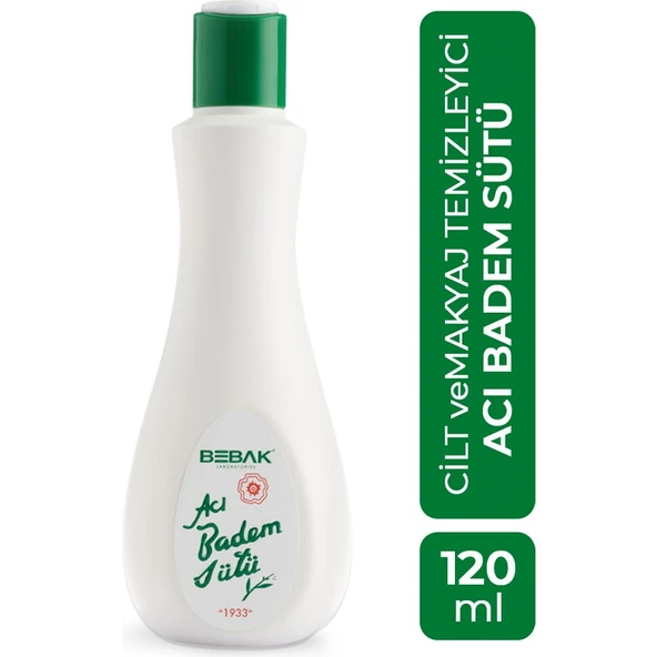 Bebak Yüz Temizleme ve Bakım Sütü - Tüm Cilt Tipleri için Yaşlanma Karşıtı, Badem Yağı ve Koenzim Q10 ile Zenginleştirilmiştir, 120 ml ürün görseli 1