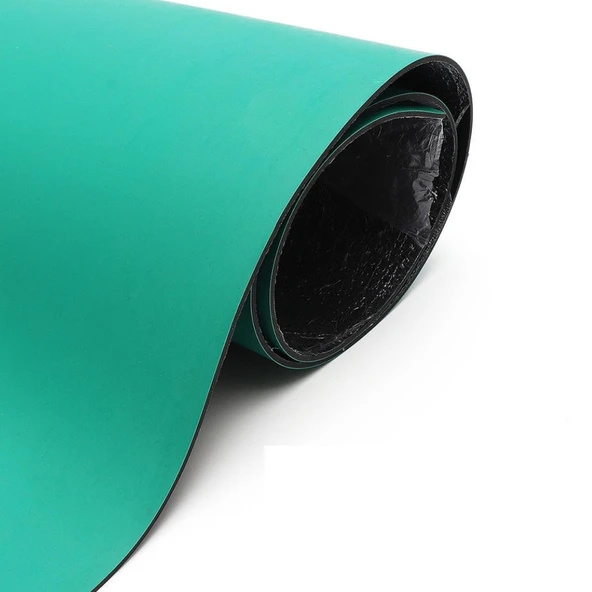 ANTİSTATİK MAT TEKNİK SERVİS YANMAZ MASA ÖRTÜSÜ 100 CM X 120 CM YEŞİL ürün görseli 1