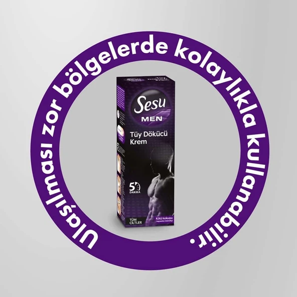 Sesu Tüy Dökücü Krem For Men 100 ml ürün görseli 1