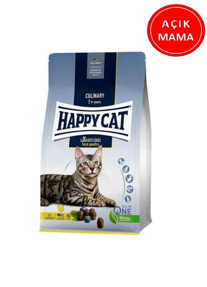 Happy Cat Land Geflügel Tavuklu Yetişkin Kedi Maması 1 KG AÇIK ürün görseli 1
