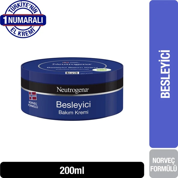 Neutrogena Norveç Formülü ile Zenginleştirilmiş Yoğun Nemlendirici El ve Ayak Kremi - E Vitamini İçeren, 200 ml ürün görseli 1