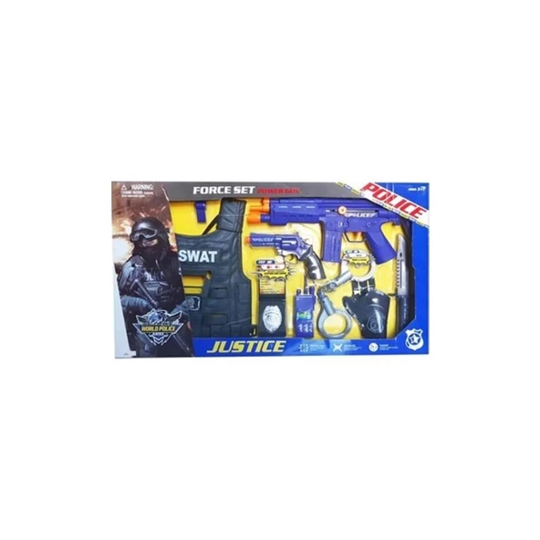 Ctoys Oyuncak Polis Seti Sesli Gırgır JC082 ürün görseli 1