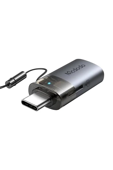 Mcdodo OT-7600 2'si 1 Arada Usb Typec Sd Kart Aktarım Dönüştürücü ürün görseli 1