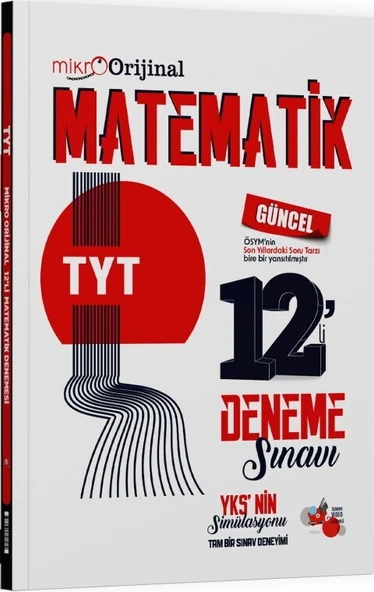 TYT Matematik 12 li Deneme Sınavı Orijinal Mikro ürün görseli 1