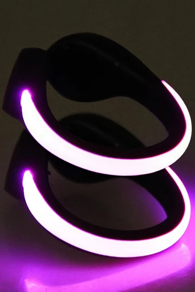 LED Pembe Işıklı Ayakkabı Takılabilir Aksesuar ürün görseli 1