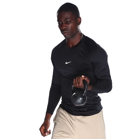Nike Dri-Fit Erkek Siyah Antrenman Sweatshirt FB7919-010 ürün görseli 1