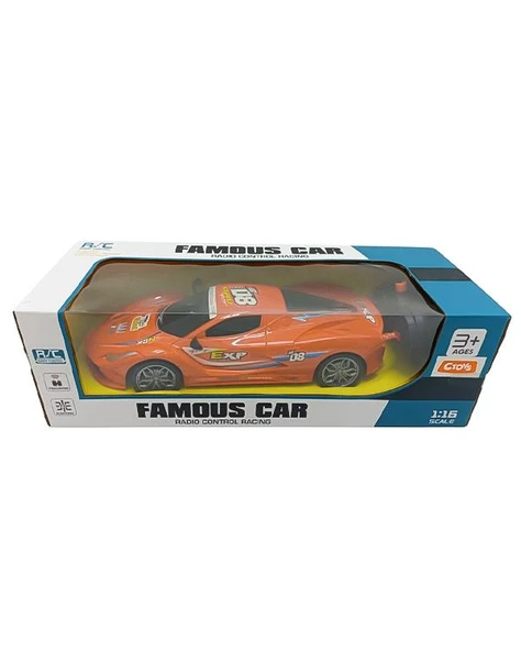 Ctoys Uzaktan Kumandalı 1:16 Spor Araba Turuncu 89943A ürün görseli 1