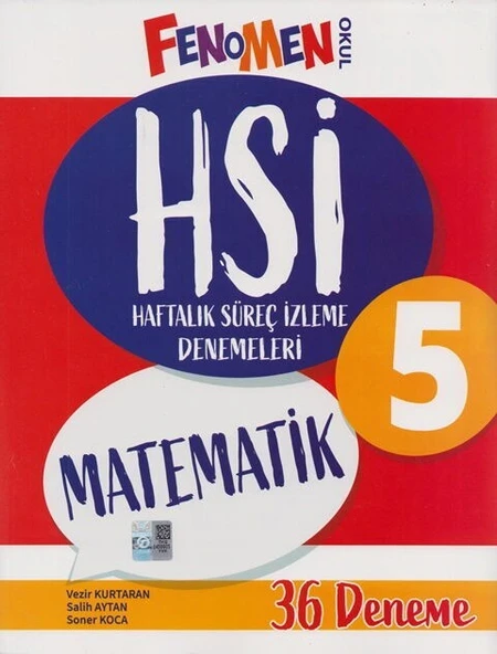 5. Sınıf Matematik HSİ Haftalık Süreç İzleme Denemeleri Fenomen Okul Yayınları ürün görseli 1