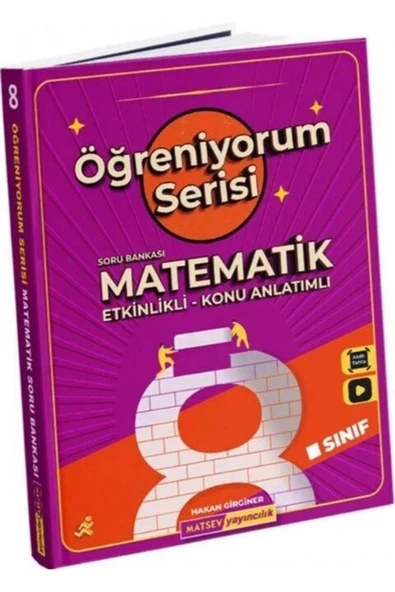 8. Sınıf Öğreniyorum Matematik Soru Bankası ürün görseli 1