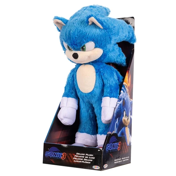 Sonic 3 Lüks Sonic Pelüş Figür 34 cm 42471 - Resim 3