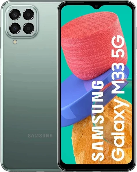 Samsung Galaxy M33 5G Green 128 GB  / 6 GB Ram Yenilenmiş Ürün (Sıfır Gibi) ürün görseli 1