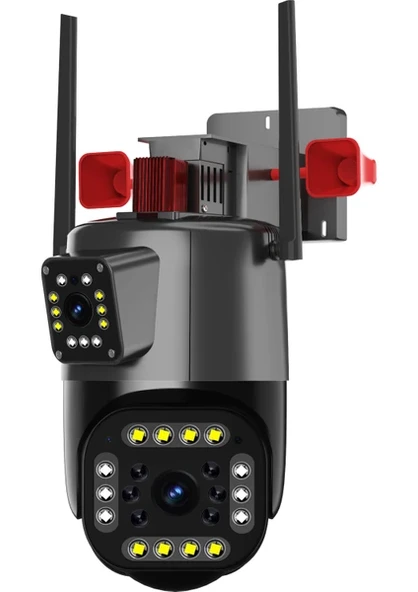 BLM-49 2+2mp 4K Ultra Hd 8x Zoom Ip Kamera Wifi Özellikli Hareket Takipli Gece Sensörlü Kamera BLM-49 ürün görseli 1