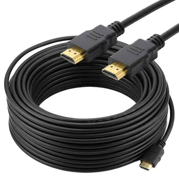 Powermaster Plastik Düz 25 Metre HDMI Kablo ürün görseli 1