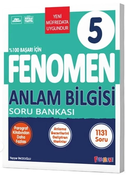 5. Sınıf Anlam Bilgisi Fenomen Soru Bankası Fenomen Okul Yayınları ürün görseli 1