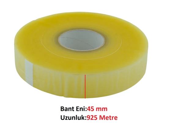 Büyük Rulo 45mm x 925m Makine Bandı Paketleme Bandı m1 ürün görseli 1
