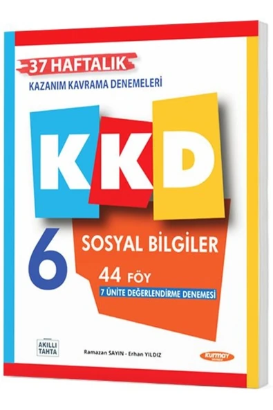Kurmay 2026 6. Sınıf Sosyal Bilgiler Kazanım Kavrama Denemeleri Kkd 44 Fasikül Güncel Müfredat ürün görseli 1