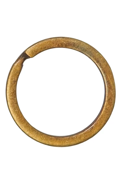 30 Adet Antik Renk 3 cm Metal Anahtarlık Halkası ürün görseli 1