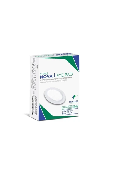 Eye Ped Steril Yetişkin Göz Pedi 5 Li 1 Paket (GÖZ KAPAMA BANDI) ürün görseli 1