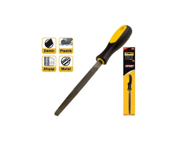 Üçgen Eğe 8'' Saplı Blister Ambalajında DMX4158 ürün görseli 1