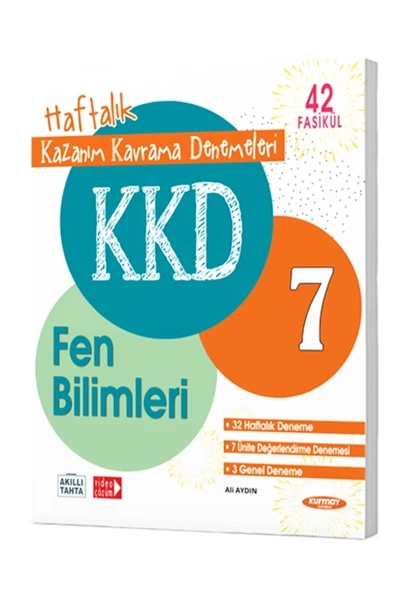 Kurmay 7. Sınıf Fen Bilimleri Kazanım Kavrama Denemeleri 42 Fasikül ürün görseli 1