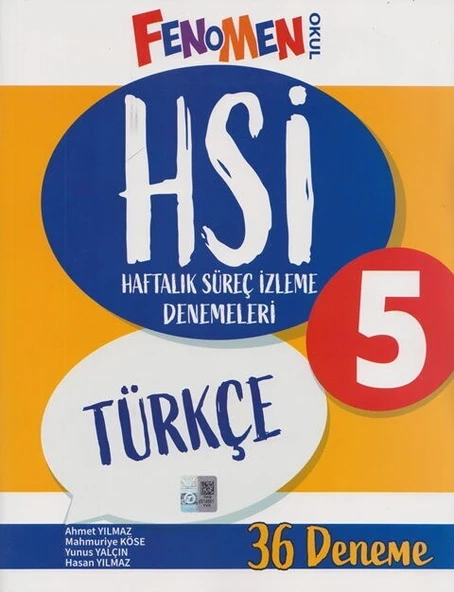 5. Sınıf Türkçe HSİ Haftalık Süreç İzleme Denemeleri Fenomen Okul Yayınları ürün görseli 1