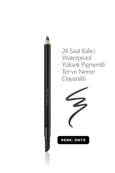 Göz Kalemi - Double Wear 24 Saat Kalıcı Suya Dayanıklı Waterproof Jel Göz Kalemi -01 Siyah ONYX 1.2g ürün görseli 1