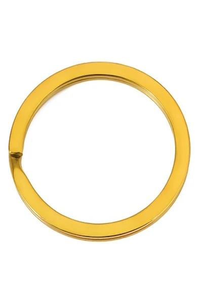 30 Adet Altın Renk 3 cm Metal Anahtarlık Halkası ürün görseli 1