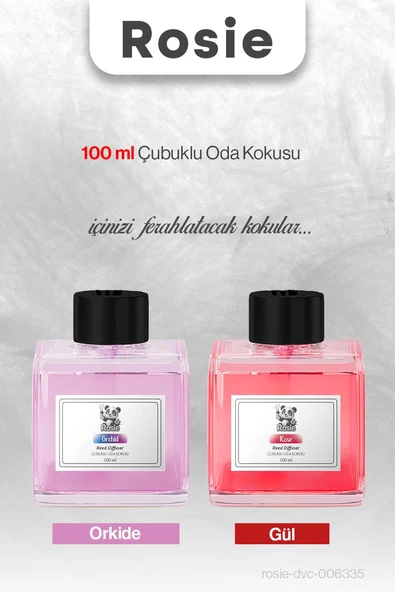 ROSIE Orkide ve Gül Çubuklu Oda Kokusu 100 ml ürün görseli 1