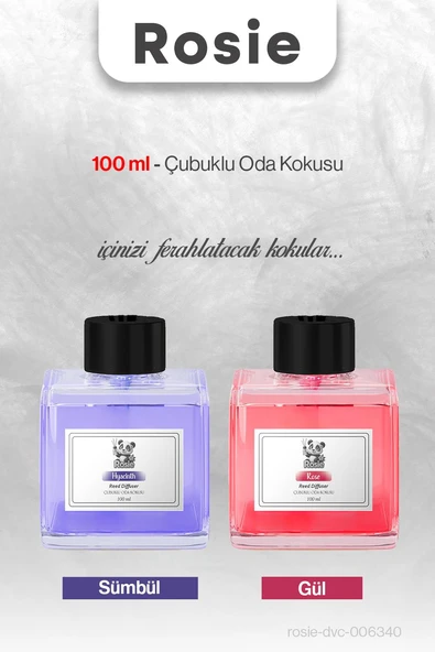 ROSIE Sümbül ve Gül Çubuklu Oda Kokusu 100 ml ürün görseli 1