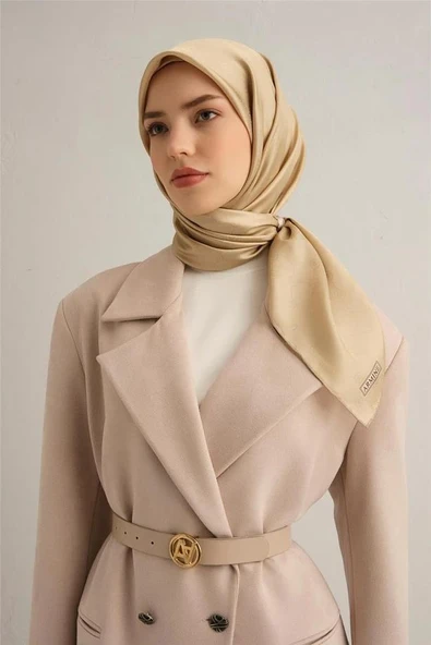 2000 ARMİNE JAKARLI İPEK EŞARP - Resim 7