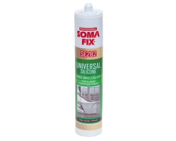 Genel Amaçlı Silikon Siyah SOMAFİX SE282 - 280gr ürün görseli 1