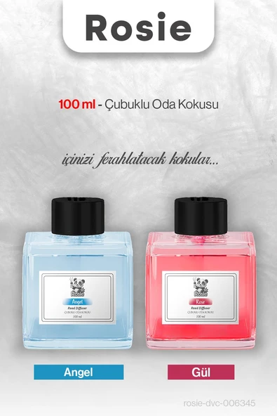 ROSIE Angel ve Gül Çubuklu Oda Kokusu 100 ml ürün görseli 1