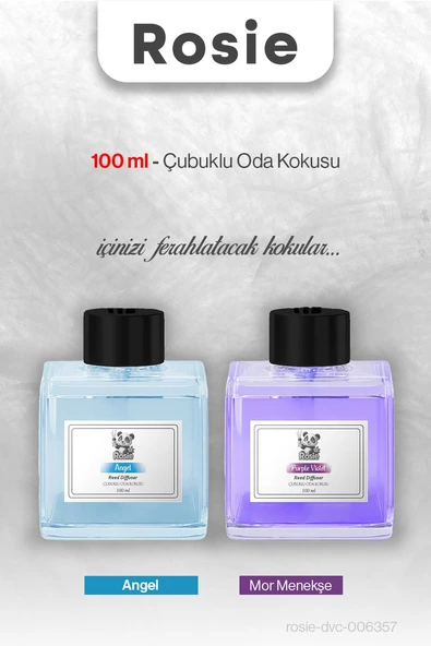 Angel ve Mor Menekşe ROSIE Çubuklu Oda Kokusu 100 ml ürün görseli 1