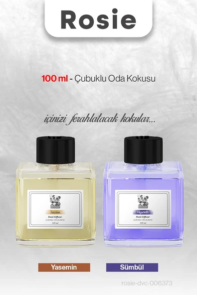 ROSIE Yasemin ve Sümbül 100 ml Çubuklu Oda Kokusu ürün görseli 1