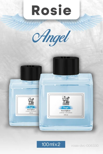 2 Adet Angel (melek) Rosie Çubuklu Oda Kokusu 100 ml ürün görseli 1