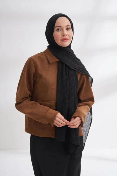 3350 ARMANDA MÜSLİN ŞAL DAMA DESEN ürün görseli 1