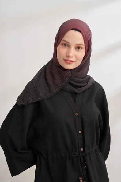 3359 ARMANDA ŞAL BİYELİ DEGRADE - Resim 5