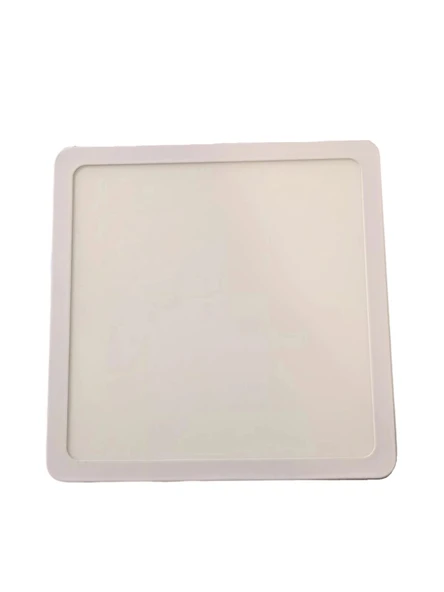 K2 18w 22x22 Kare Sıva Üstü Led Panel Günışığı 3000k Beyaz Kasa IP20 S.Ü. ürün görseli 1