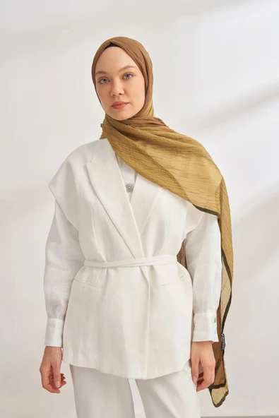 3359 ARMANDA ŞAL BİYELİ DEGRADE - Resim 3